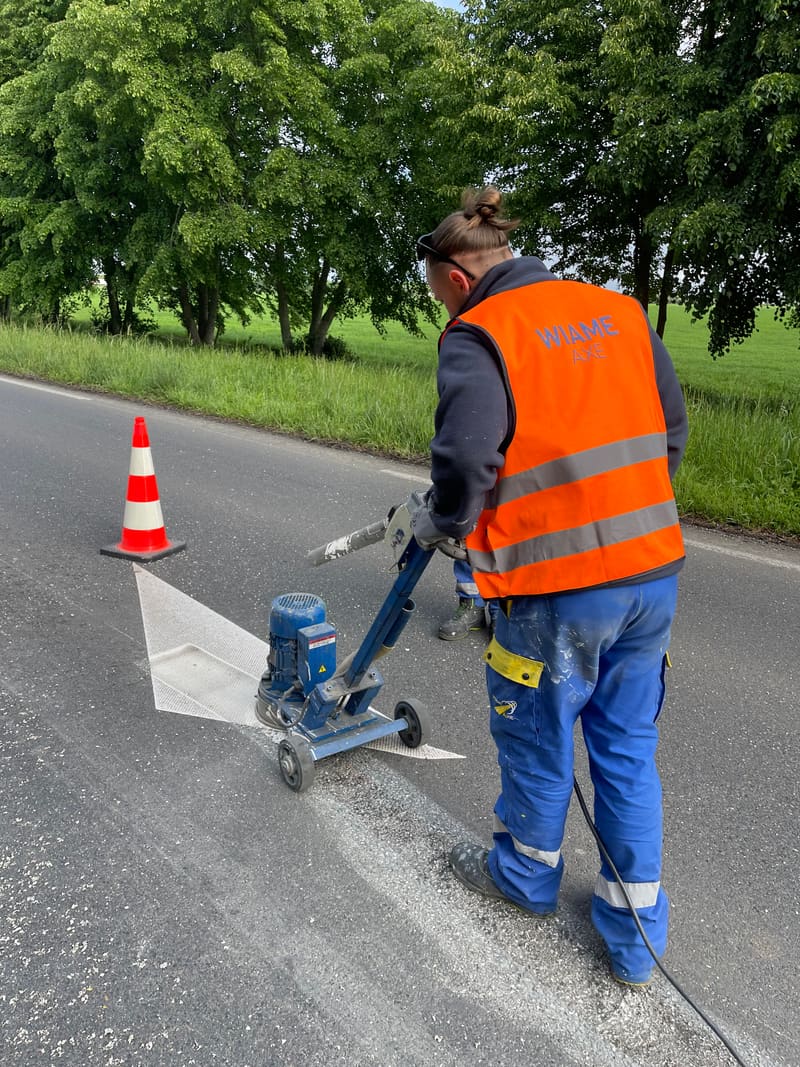 Modification de marquage à Voisenon 