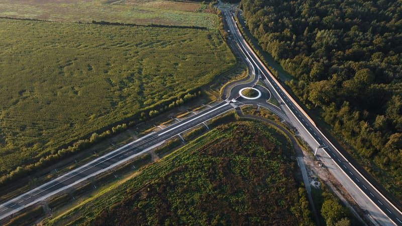 Création d'un barreau routier RD364